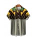 Men's Striped Geometric Print Shirt  36657673X